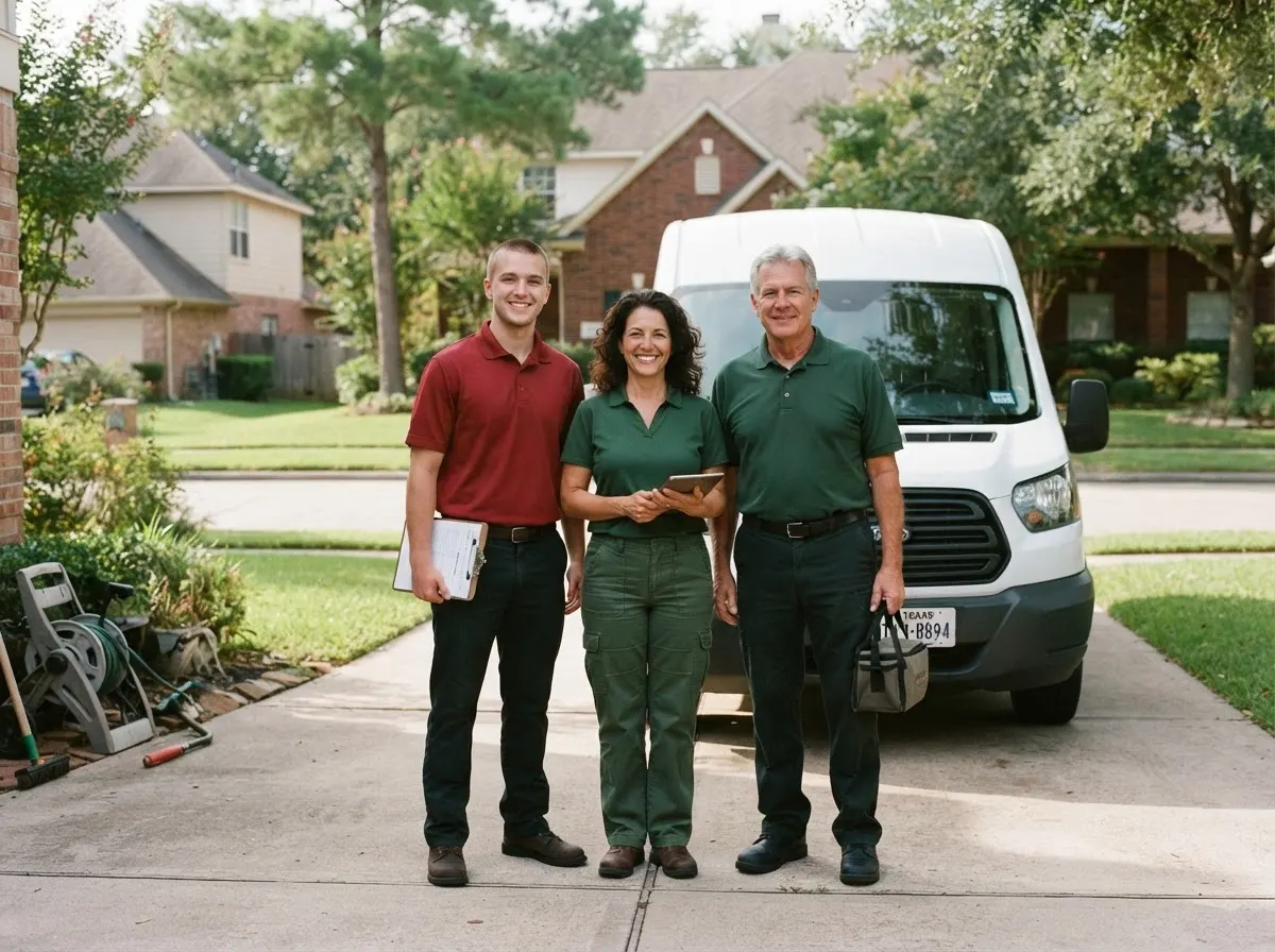 The Homestead Pest Control team, pest control service in Houston, TX